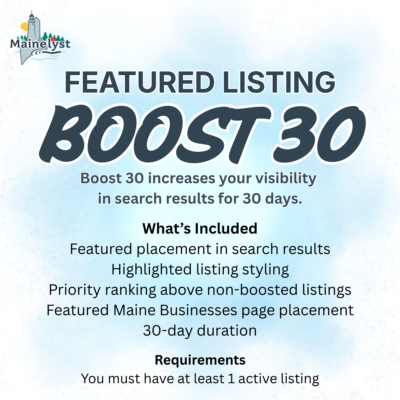 Boost – 30 Days Featured